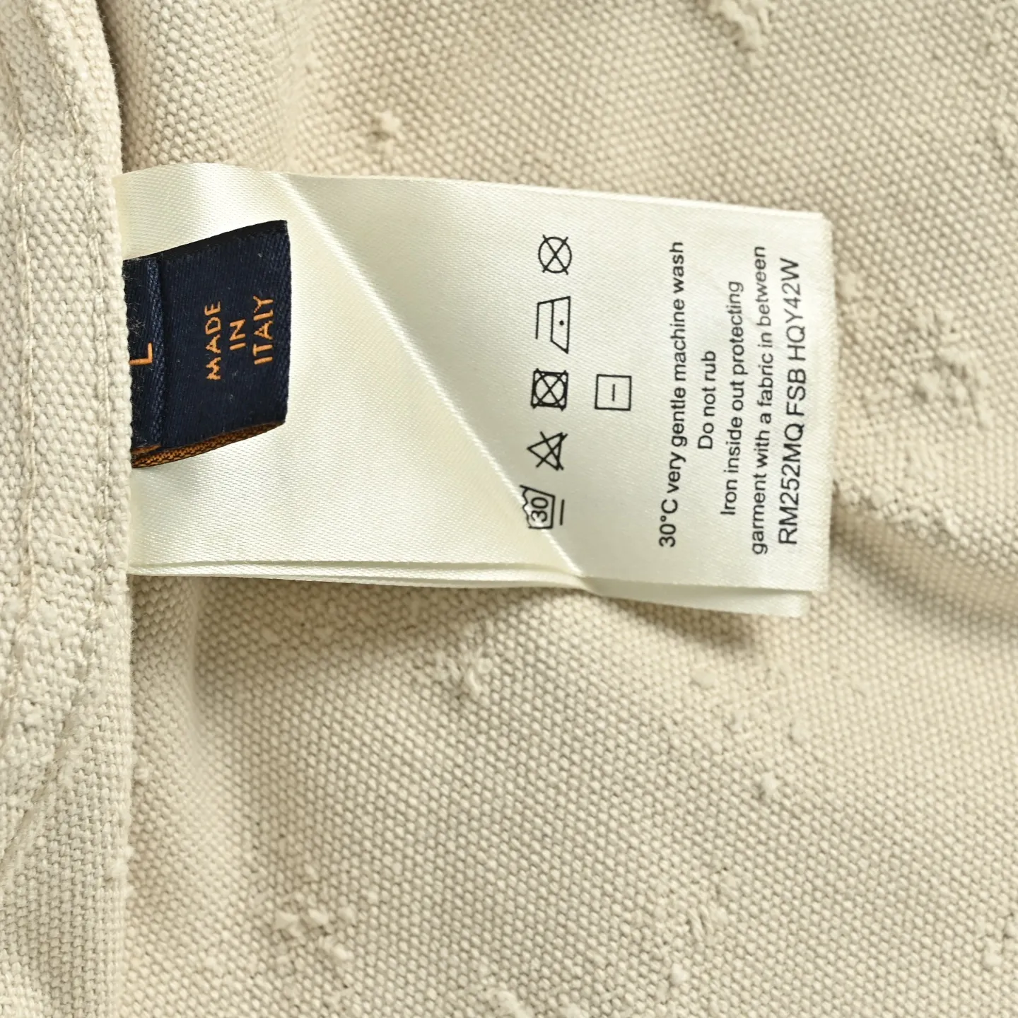 Louis Vuitton/Louis Vuitton presbyopic needle-punched denim shirt jacket